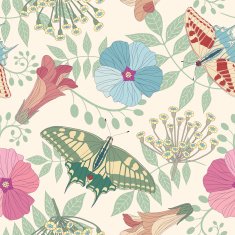 Butterflies and flowers N5