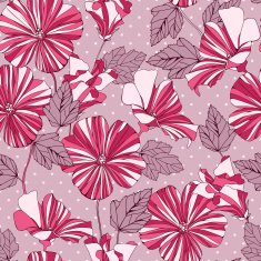 Vector hibiscus delicate background