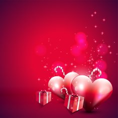 Valentine's Day pink background N4