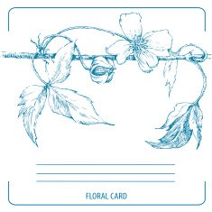Flower card N27