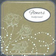 Beauty floral vintage banners Vector illustration