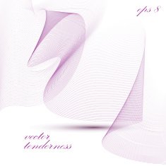 3d vector decorative background transparent dynamic curves
