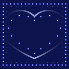 romantic background of lights