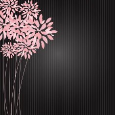 Stylish Floral Background Vector Illustration N4
