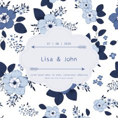 wedding invitation N114