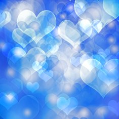 heart shaped bokeh background N13