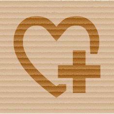 Heart Flat modern web button and space for your text N6