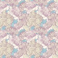 Vector seamless floral pattern N296