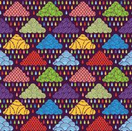 Rain seamless pattern N8