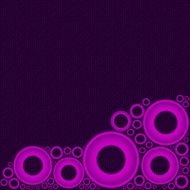 Purple Background with Pink Circles at Bottom N2