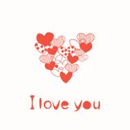 Red Love Hearts N6