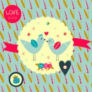 Birds in love N16