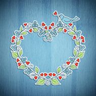 floral frame N182
