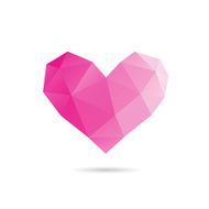 Heart abstract isolated on a white backgrounds vector illustration N2