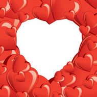 Dimensional Hearts Frame