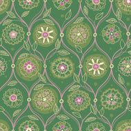 Vintage seamless wallpaper with floral ornament