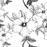 floral seamless pattern N632
