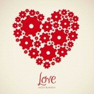 heart made with gears