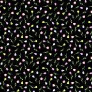 Cute seamless spring summer tiny flower vector pattern N2