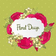 floral frame N183