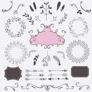 Hand Drawn Vector Design Elements N11
