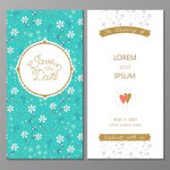 Vintage vector card or invitation