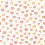 Background with hearts Seamless pattern Tender colored texture