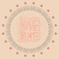 Mandala Love and peace