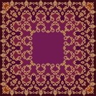 Ornamental colorful frame and place for text N2
