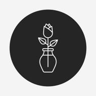 rose line icon N5
