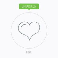 Love heart icon Life sign N32