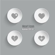 Set Heart button icon
