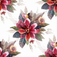 Watercolor Flowers N116