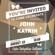 wedding invitation N118