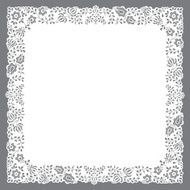 Square paper cut doily N2
