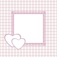 Checkered background with frame for greeting wrappingay