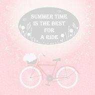 Pastel pink bicycle N2