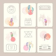 adorable wedding invitation set N2
