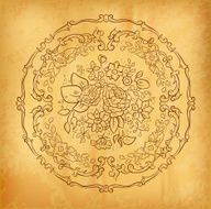 Flower ornament N21