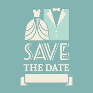 Save the date invitation card concept N3