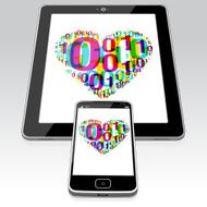 SmartPhone Tablet Digital Love