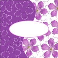 Flower card N28