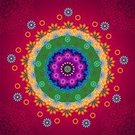 Sacred mandala Seamless