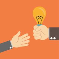 sending support light bulb