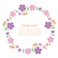 floral frame N184