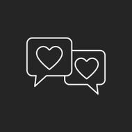 love message line icon N27