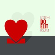 Abstract background with hearts N12