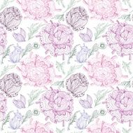 Romantic Provence Vector Pattern