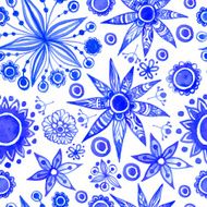 Vector Illustration with original blue background N12