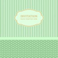 Invitation design template